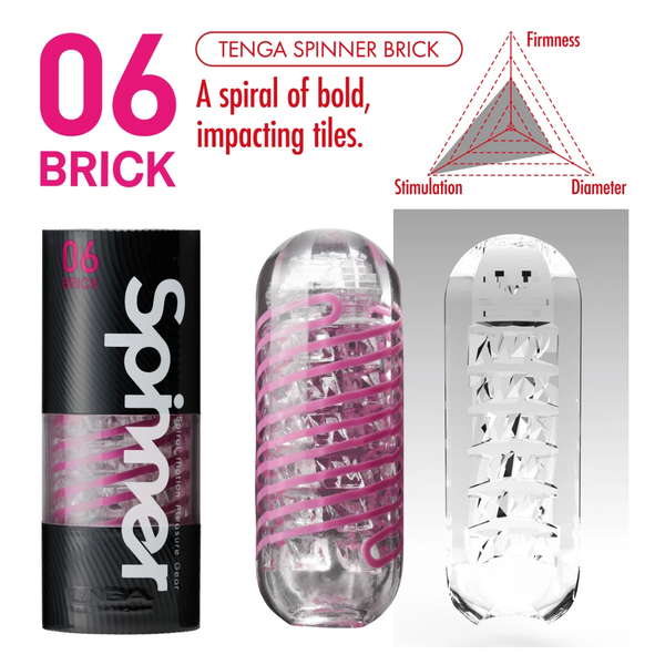 Мастурбатор Tenga Spinner Brick con0286 фото