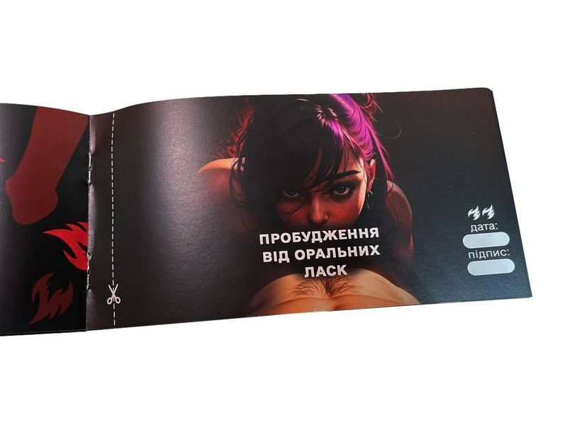 Чековая книжка &laquo;СЕКС Бажань - Новий рівень&raquo; (50 спокусливих чеків) &nbsp;con0282 фото