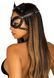Маска кішки з екошкіри Leg Avenue Vegan leather studded cat mask Black con0293 фото 2