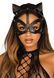 Маска кішки з екошкіри Leg Avenue Vegan leather studded cat mask Black con0293 фото 1