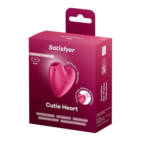 Вакуумний стимулятор Satisfyer Cutie Heart Battery Series con0224 фото