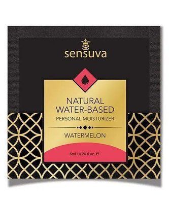 Лубрикант Sensuva Natural Water-Based Watermelon (6ml) con0272 фото